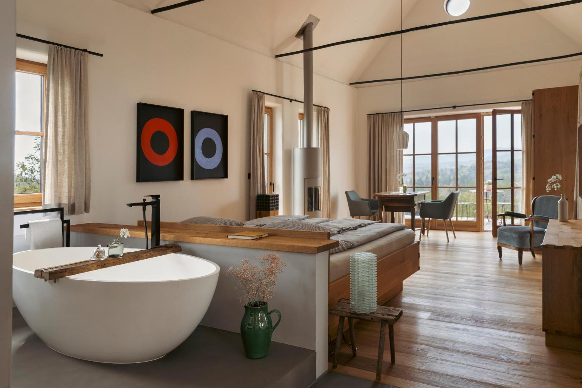 Am Wildbachberg - Luxus Ferienhaeuser Mit Infinitypool, Privatsauna Und Weinkeller Deutschlandsberg Exterior foto